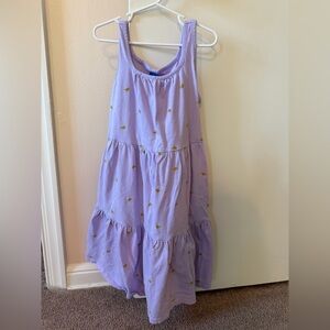 Old Navy Lavender Kids Dress with Banana Print - Size L